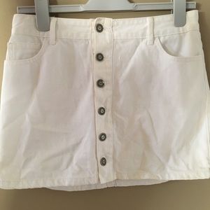Hollister button up skirt